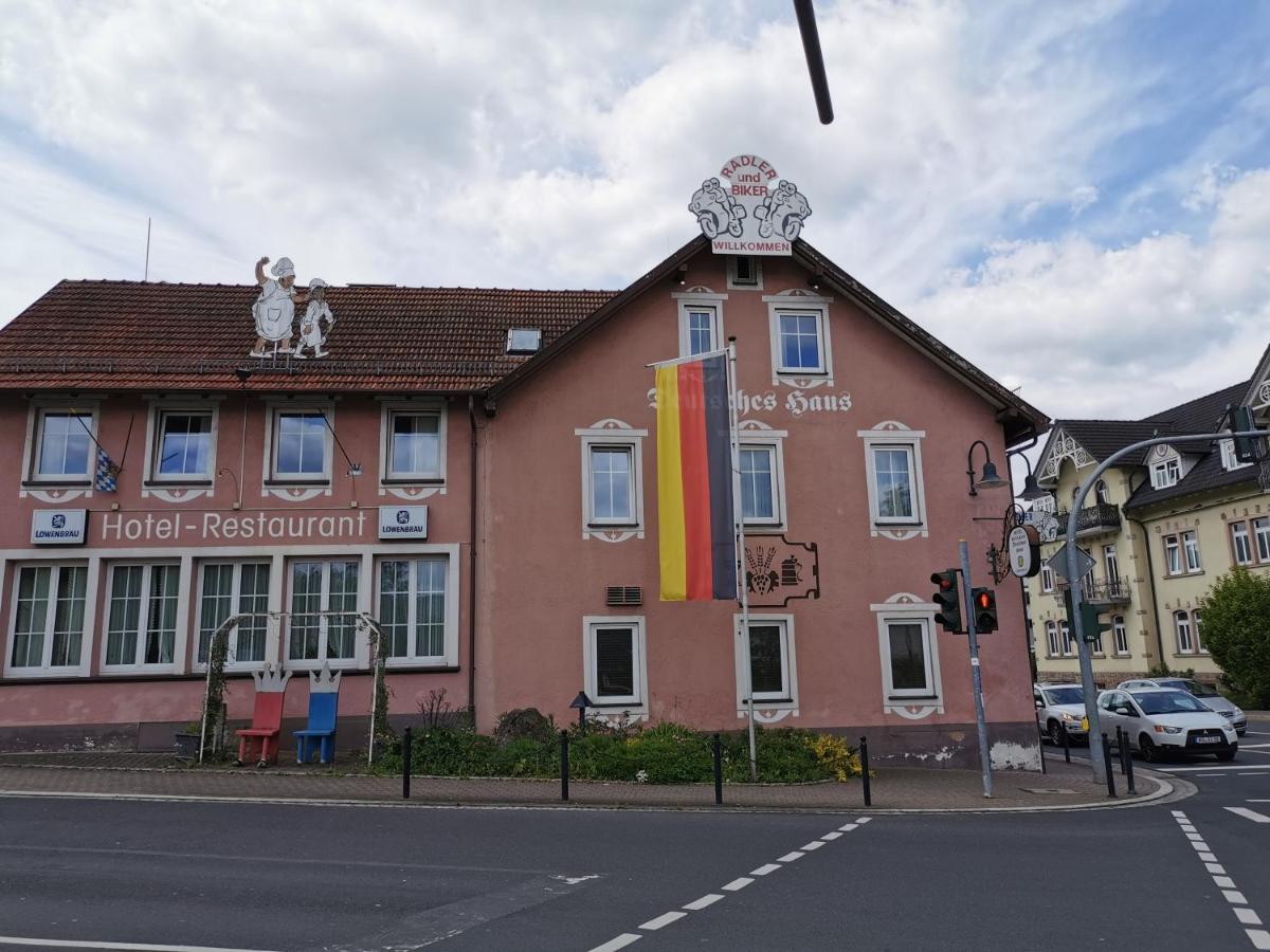 Hotel Deutsches Haus Bad Brückenau Exterior foto